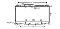 subaru RADIATEUR LEGACY4/OUTBACK 30i