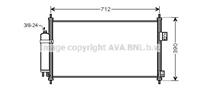 nissan Condensor, airconditioning
