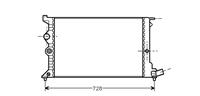 citroen RADIATEUR DIESEL 10/93>97 1,9D -AUTOzonder AIRCO