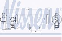 Droger, airconditioning NISSENS 95107