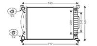 audi RADIATEUR BENZINE 2.0 AT 03002202