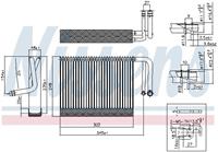 NISSENS Verdampfer 92327 Klimaverdampfer,Verdampfer, Klimaanlage BMW,ALPINA,ROLLS-ROYCE,5 Touring F11,5 F10, F18,7 F01, F02, F03, F04