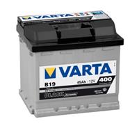 Starterbatterie Schwarz Dynamische 12V 45Ah L1 B19 / 400A - Varta