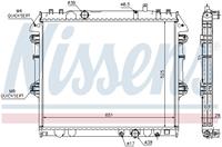 NISSENS Wasserkühler 646807 Kühler,Motorkühler TOYOTA,HILUX III Pick-up TGN1_, GGN2_, GGN1_, KUN2_, KUN1_