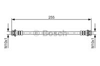 Bremsschlauch Hinterachse Bosch 1 987 481 402