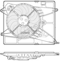 Lüfter, Motorkühlung Denso DER15005