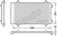 DENSO Klimakondensator DCN21018 Kondensator,Klimakühler FIAT,PEUGEOT,CITROËN,SCUDO 270_,ULYSSE 179AX,SCUDO Kasten 270_,SCUDO Pritsche/Fahrgestell 270_