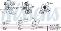 NISSENS Turbolader 93149 Abgasturbolader,Lader, Aufladung OPEL,ZAFIRA A F75_,ASTRA G CC F48_, F08_,ASTRA G Caravan F35_,ASTRA G Cabriolet F67