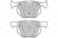 Valeo Bremsbeläge 598411 Bremsklötze,Scheibenbremsbelag BMW,X5 E70,7 E65, E66, E67,X6 E71, E72