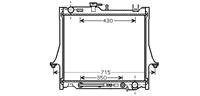 isuzu RADIATEUR D-MAX 24i/35i/30D 02-