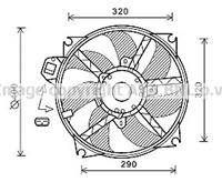 renault Koelventilatorwiel