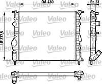 Kühler, Motorkühlung Valeo 732389