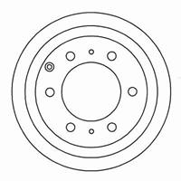A.B.S. Bremsscheiben 16645 Scheibenbremsen,Bremsscheibe TOYOTA,LAND CRUISER PZJ7_, KZJ7_, HZJ7_, BJ7_, LJ7_, RJ7_,LAND CRUISER 80 _J8_