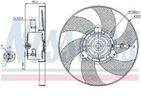 seat Koelventilatorwiel 85719