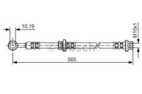 Bremsschlauch Hinterachse links Bosch 1 987 476 133