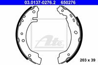 Bremsbackensatz Hinterachse ATE 03.0137-0276.2