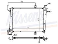 Kühler, Motorkühlung Nissens 65561A