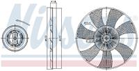 NISSENS Viscokupplung 86217 Viskolüfter,Lüfterkupplung MERCEDES-BENZ,SPRINTER 3,5-t Kasten 906,SPRINTER 3,5-t Bus 906