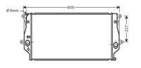 toyota RADIATEUR DIESEL 2.2 D4-deurs 53002401