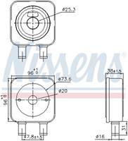 peugeot Oil cooler