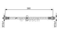 Bremsschlauch Bosch 1 987 481 002