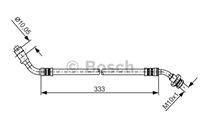 BOSCH Bremsschläuche 1 987 481 229 Bremsschlauch NISSAN,TERRANO II R20,TERRANO I WD21,PATHFINDER