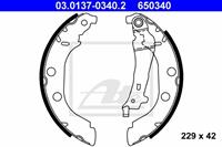 Bremsbackensatz Hinterachse ATE 03.0137-0340.2