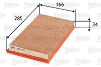 Valeo Luftfilter 585020  FIAT,NISSAN,SUZUKI,SEDICI,X-TRAIL T30,ALMERA TINO V10,ALMERA II Hatchback N16,PRIMERA P11,PRIMERA Kombi WP12,PRIMERA P12