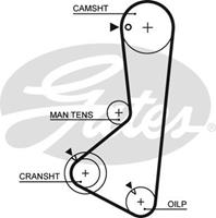 mitsubishi Getande riem