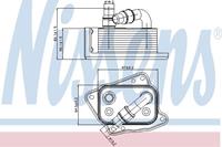 NISSENS Ölkühler 90688 Ölkühler, Motoröl BMW,3 E46,3 Touring E91,3 E90,5 E60,1 E87,5 Touring E61,3 Touring E46,X3 E83,3 Compact E46,3 Coupe E46,X1 E84