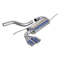 100% RVS Sportuitlaat Volkswagen Scirocco 2.0TDi (140pk) 2008- 2x80mm X-Race