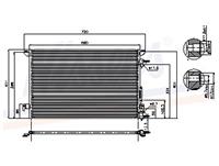 NISSENS Klimakondensator 94597 Kondensator,Klimakühler OPEL,FIAT,SAAB,VECTRA C Caravan,SIGNUM,VECTRA C,VECTRA C GTS,CROMA 194,9-3 YS3F,9-3 Kombi YS3F