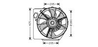 renault KOELVENTILATOR COMPLEET 6/01+ 1.2 8v, 1.9D met AIRCO