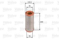 Valeo Luftfilter 585612  PEUGEOT,CITROËN,306 Schrägheck 7A, 7C, N3, N5,PARTNER Combispace 5F,205 II 20A/C,PARTNER Kasten 5