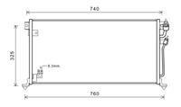 mitsubishi CONDENSOR LANCER6 ALL vanaf03