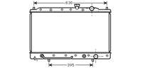 mitsubishi RADIATEUR BENZINE 2,0 AUTO +/zonder AIRCO