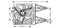 Audi KOELVENTILATOR COMPLEET Alle typen 1 VENTILATOR