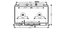 kia RADIATEUR RIO 14i/16i AT HD 05-