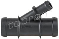 TOPRAN Flansch 114 722 Kühlmittelflansch,Kühlwasserflansch VW,POLO 9N_,POLO 6R, 6C,JETTA IV 162, 163,POLO Stufenheck