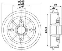 Bremstrommel Hinterachse Textar 94026600