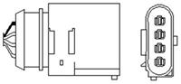 magnetimarelli MAGNETI MARELLI Lambdasonde 466016355011 Lambda Sensor,Regelsonde VW,AUDI,SKODA,GOLF IV 1J1,POLO 9N_,GOLF IV Variant 1J5,POLO Stufenheck 9A4,A3 8L1