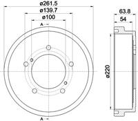 TEXTAR Bremstrommel 94037800  SUZUKI,JIMNY FJ,CARRY Kasten FD,GRAND VITARA I Cabriolet GT,JIMNY Geländewagen offen SN,CARRY Pick-up FD