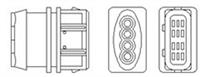 magnetimarelli MAGNETI MARELLI Lambdasonde 466016355128 Lambda Sensor,Regelsonde VOLVO,V40 Kombi VW,S40 I VS