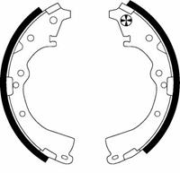 TEXTAR Bremsbacken 91051100 Trommelbremsbacken,Bremsbackensatz TOYOTA,HILUX III Pick-up TGN1_, GGN2_, GGN1_, KUN2_, KUN1_