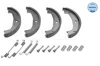 MEYLE Handbremsbeläge 314 042 0006/S Handbremsbacken,Bremsbackensatz, Feststellbremse BMW,3 E46,3 E90,3 Touring E46,3 Compact E46,3 Coupe E46,1 E81