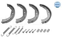 MEYLE Handbremsbeläge 314 042 0007/S Handbremsbacken,Bremsbackensatz, Feststellbremse BMW,3 E46,3 Touring E91,3 E90,5 E39,3 Touring E46,5 Touring E39