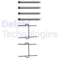 Zubehörsatz, Scheibenbremsbelag Vorderachse Delphi LX0081