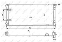 Volkswagen Radiateur 58712