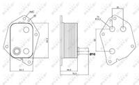 Ölkühler, Motoröl NRF 31159