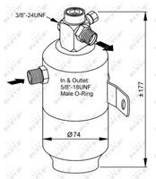 Trockner, Klimaanlage NRF 33170